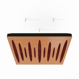 Acoustic Ceiling Panels «Pulsar-F» Cherry