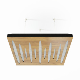 Acoustic Ceiling Panels «Pulsar-F» Oak