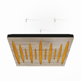 Acoustic Ceiling Panels «Pulsar-F» Sonoma