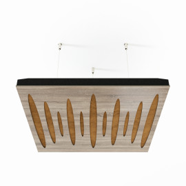 Acoustic Ceiling Panels «Pulsar-F» Sonoma