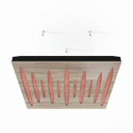 Acoustic Ceiling Panels «Pulsar-F» Sonoma