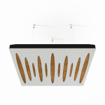 Acoustic Ceiling Panels «Pulsar-F» White