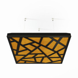 Acoustic Ceiling Panels «Skyross-F» Black