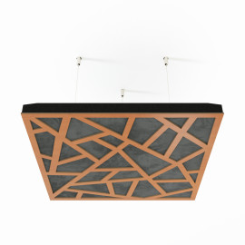 Acoustic Ceiling Panels «Skyross-F» Cherry