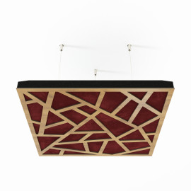 Acoustic Ceiling Panels «Skyross-F» Oak