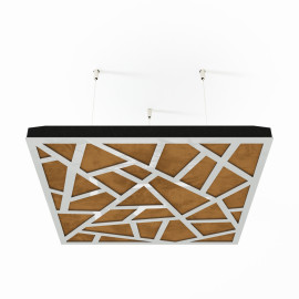 Acoustic Ceiling Panels «Skyross-F» White Gloss