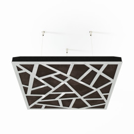 Acoustic Ceiling Panels «Skyross-F» White Gloss