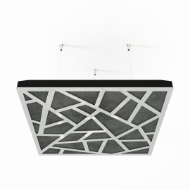 Acoustic Ceiling Panels «Skyross-F» White Gloss