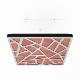 Acoustic Ceiling Panels «Skyross-F» White Gloss