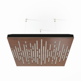 Acoustic Ceiling Panels «Wave-F» Nut