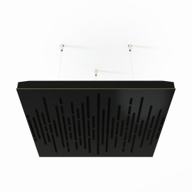 Acoustic Ceiling Panels «Wave-F» Black