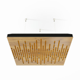 Acoustic Ceiling Panels «Wave-F» Oak