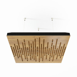Acoustic Ceiling Panels «Wave-F» Oak