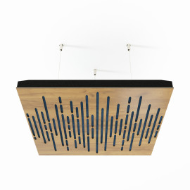 Acoustic Ceiling Panels «Wave-F» Oak