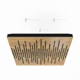 Acoustic Ceiling Panels «Wave-F» Oak