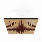 Acoustic Ceiling Panels «Wave-F» Oak