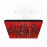 Acoustic Ceiling Panels «Wave-F» Red Gloss