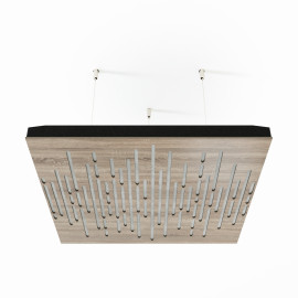 Acoustic Ceiling Panels «Wave-F» Sonoma