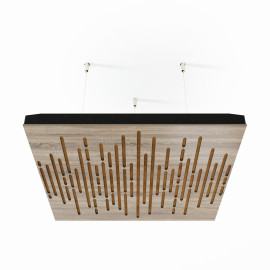 Acoustic Ceiling Panels «Wave-F» Sonoma