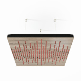 Acoustic Ceiling Panels «Wave-F» Sonoma