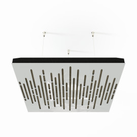 Acoustic Ceiling Panels «Wave-F» White 