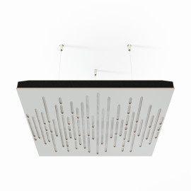 Acoustic Ceiling Panels «Wave-F» White 