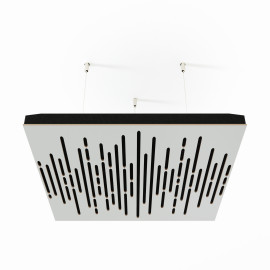Acoustic Ceiling Panels «Wave-F» White 