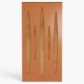 Narrow Acoustic Panel "Pulsar-F Fabric" Cherry