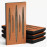 Narrow Acoustic Panel "Pulsar-F Fabric" Cherry