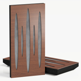 Narrow Acoustic Panel "Pulsar-F Fabric" Nut