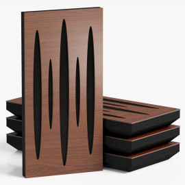 Narrow Acoustic Panel "Pulsar-F Fabric" Nut