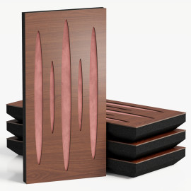 Narrow Acoustic Panel "Pulsar-F Fabric" Nut