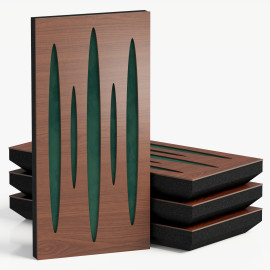 Narrow Acoustic Panel "Pulsar-F Fabric" Nut