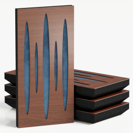 Narrow Acoustic Panel "Pulsar-F Fabric" Nut