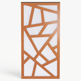 Narrow Acoustic Panel "Skyross-F Fabric" Cherry