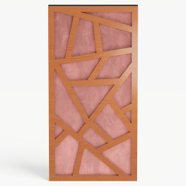 Narrow Acoustic Panel "Skyross-F Fabric" Cherry