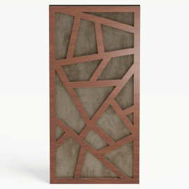 Narrow Acoustic Panel "Skyross-F Fabric" Nut