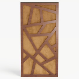 Narrow Acoustic Panel "Skyross-F Fabric" Nut