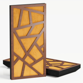 Narrow Acoustic Panel "Skyross-F Fabric" Nut