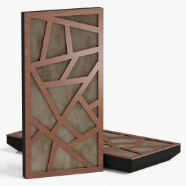 Narrow Acoustic Panel "Skyross-F Fabric" Nut