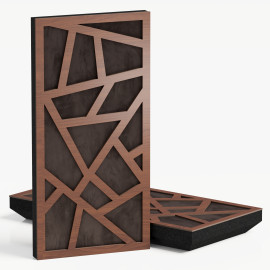 Narrow Acoustic Panel "Skyross-F Fabric" Nut