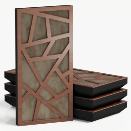 Narrow Acoustic Panel "Skyross-F Fabric" Nut