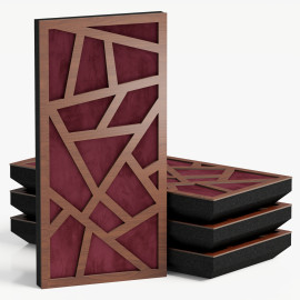 Narrow Acoustic Panel "Skyross-F Fabric" Nut