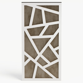 Narrow Acoustic Panel "Skyross-F Fabric" White 