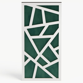 Narrow Acoustic Panel "Skyross-F Fabric" White 