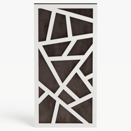 Narrow Acoustic Panel "Skyross-F Fabric" White 