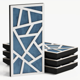 Narrow Acoustic Panel "Skyross-F Fabric" White 