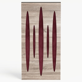 Narrow Acoustic Panel "Pulsar-F Fabric" Sonoma