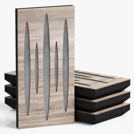 Narrow Acoustic Panel "Pulsar-F Fabric" Sonoma