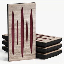 Narrow Acoustic Panel "Pulsar-F Fabric" Sonoma